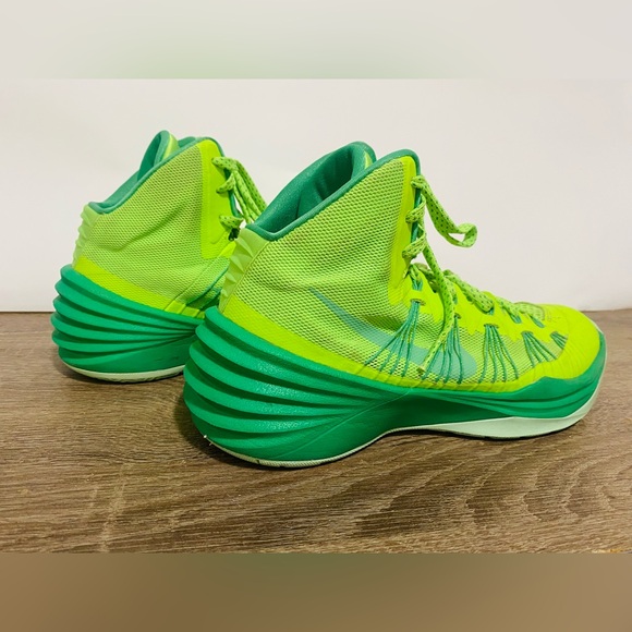 Nike Hyperdunk 2013 flash lime green/arctic green sneakers Men’s US 8.5 - Picture 8 of 11